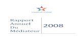 Rapport Annuel du Médiateur 2008