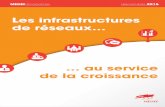 … au service de la croissance Les infrastructures de réseaux…