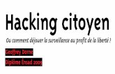Présentation COMPLÈTE à télécharger en PDF - Hacking citoyen