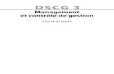 CAS PRATIQUES DSCG 3 Management et contrôle de