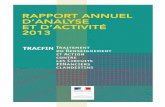 Rapport d'analyse et d'activité 2013 de Tracfin (pdf)