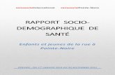 RAPPORT SOCIO-DEMOGRAPHIQUE DE SANT‰