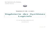 Ingénierie des Systèmes Logiciels - FOAD