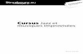 Cursus Jazz et musiques improvisées