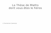La Thèse de Maths dont vous êtes le héros