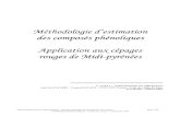 Méthodologie d'estimation des composés phénoliques Application ...