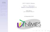 IUT GEII Nîmes 0.3cm - DUT 2 - Alternance Séance d'Automatique n˚3