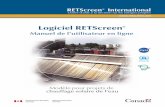Logiciel RETScreen - Manuel de l'utilisateur en ligne