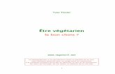 Être végétarien le bon choix ? (PDF)