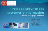 Projet de sécurité des systèmes d'information