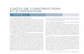Chapitre 13 – Coûts de construction et d'opération