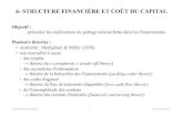 06- Structure financière et coût du capital