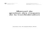 Manuel de gestion des risques de la Confédération (PDF, 2 MB ...
