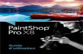 Guide d'utilisation de PaintShop Pro X8