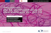 Rapport Situation de la chimiothérapie des cancers en 2010