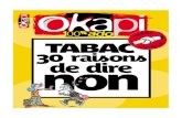 Tabac - 30 raisons de dire non (Okapi)