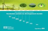 Vocabulaire panlatin du développement durable - Office québécois