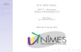 IUT GEII Nîmes 0.3cm - DUT 2 - Alternance Séance d'Automatique n˚9