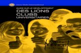 Guide pour le développement des Lions clubs universitaires