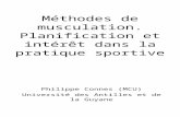 Méthodes de musculation. Planification et intérêt dans la pratique ...
