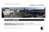 PLU Mamers - Doc n°1 Rapport de présentation 1
