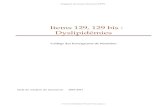 Items 129, 129 bis : Dyslipidémies