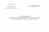 Burkina - Loi de finances pour 2007 ()