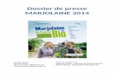 Dossier de presse Marjolaine 2014-22oct2014