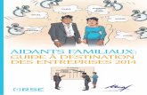 Aidants familiaux : guide à destination des entreprises