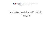 Le système éducatif public français