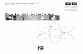 Forts en sciences - Guide pédagogique