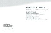 RDD-1580 Manual del Propietario