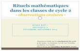 Les rituels mathématiques en cycle 2