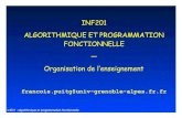 INF121 ALGORITHMIQUE ET PROGRAMMATION FONCTIONNELLE