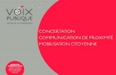 CONCERTATION COMMUNICATION DE PROXIMITÉ ...