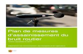 Plan de mesures d'assainissement du bruit routier 2016_V12