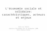 L'économie sociale et solidaire : importance, acteurs et enjeux