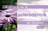 référence : Dre France Joyal, À propos de la sclérodermie au Québec
