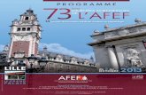 AFEF 2013 - Programme