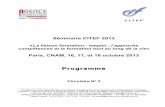 Programme CITEF cir.N°3
