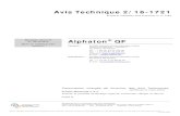 Avis Technique 2/16-1721 Alphaton QF
