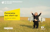EY - Panorama des candidats start-up au Prix de l'Entrepreneur de l'Année 2016