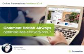 [British Airways] 8 principes de Neuromarketing utilisés par British Airways pour optimiser leurs taux de conversion
