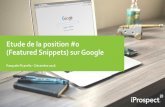 Etude de la position 0 (Featured Snippet) sur Google