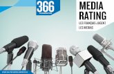 Media Rating : Les Français jugent les médias d'information