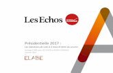 Sondage Elabe Les Echos - intentions de vote   3,5 mois de la pr©sidentielle