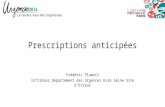Prescriptions anticipées aux urgences