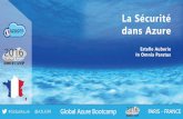 Estelle Auberix - La securité dans Azure - Global Azure Bootcamp 2016 Paris