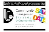 Community management strategie event