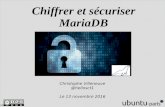 Chiffrer et sécuriser MariaDB